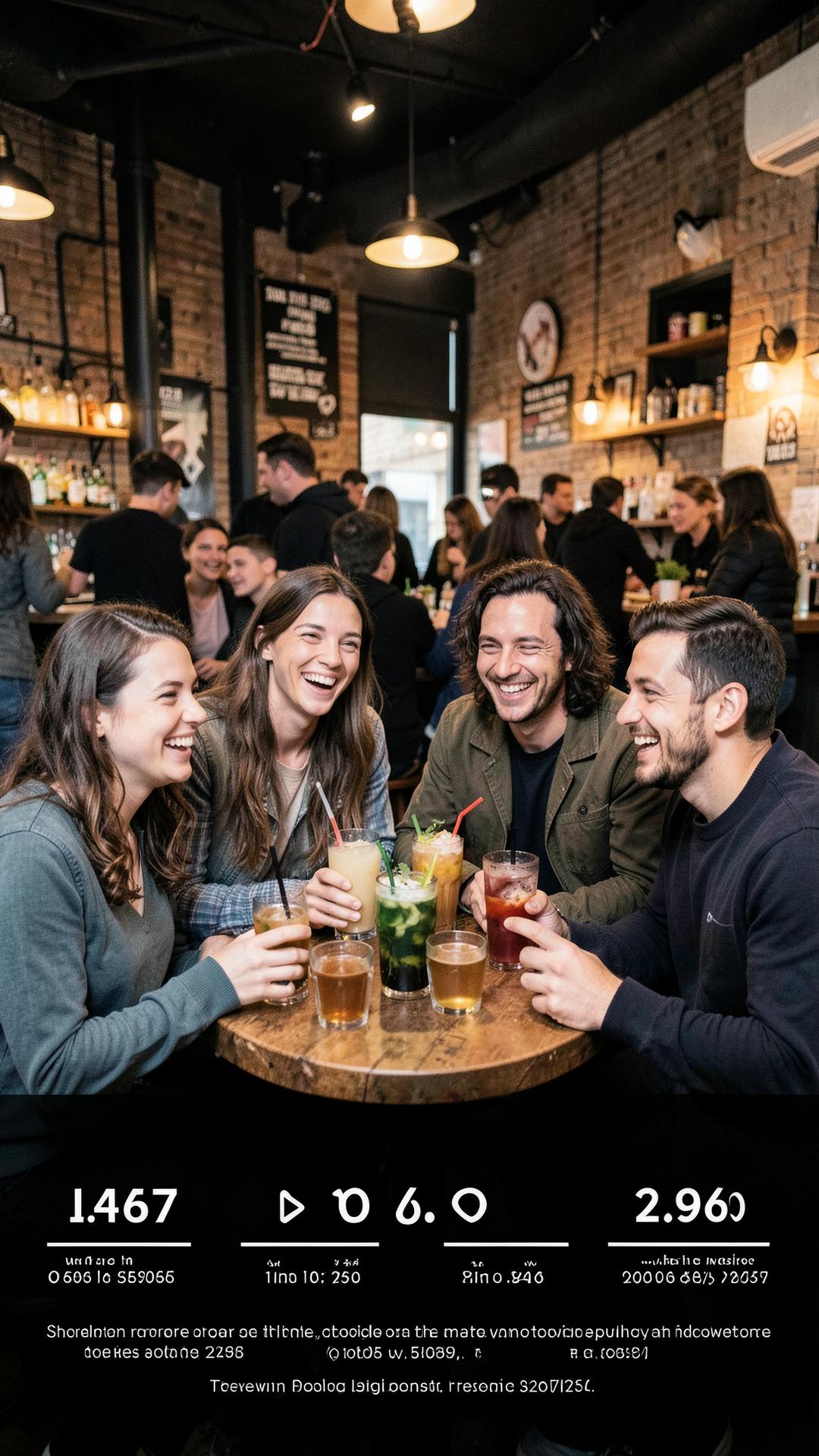 Friends enjoying a Shoreditch night together